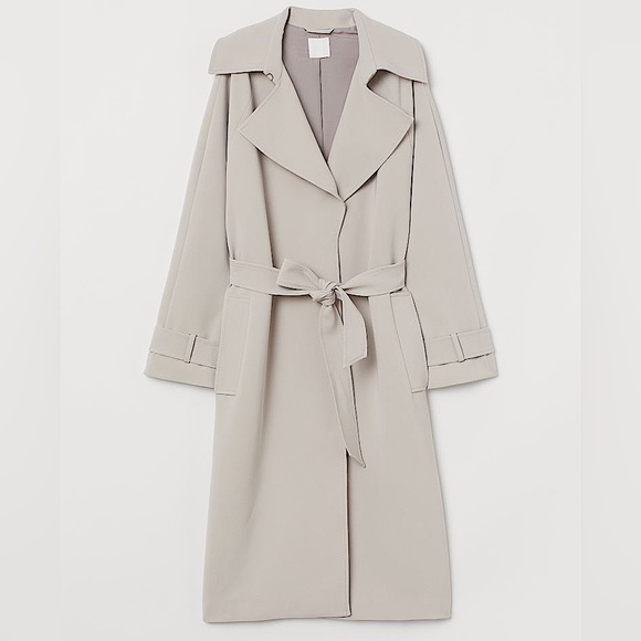 H&M Jackets & Blazers - H&M cream coat